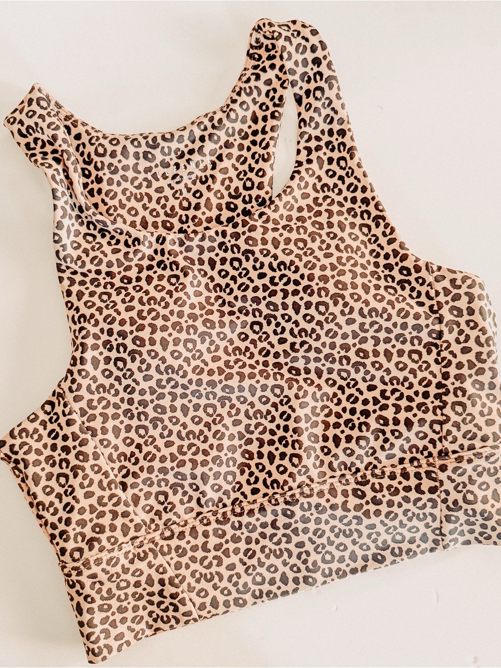 AllFenix Cheetah Sand Sports Bra. Size Medium